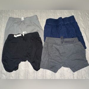 Shorts Set in Blue, Black, and Gray